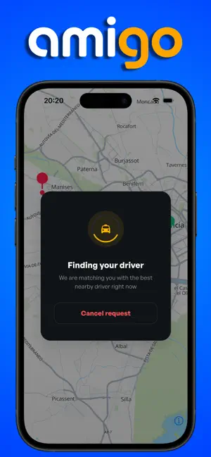 amigo: Taxi App Spain screenshot 2