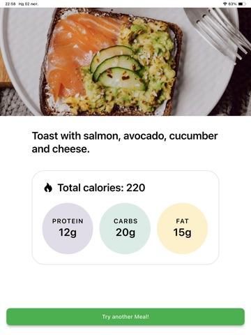 KALO - Calorie Counter iPad screenshot