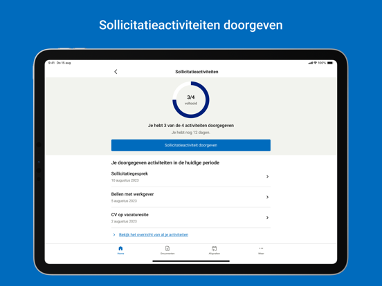 UWV iPad app afbeelding 4