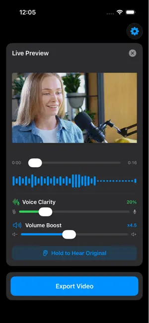 Video Volume Enhancer screenshot 1