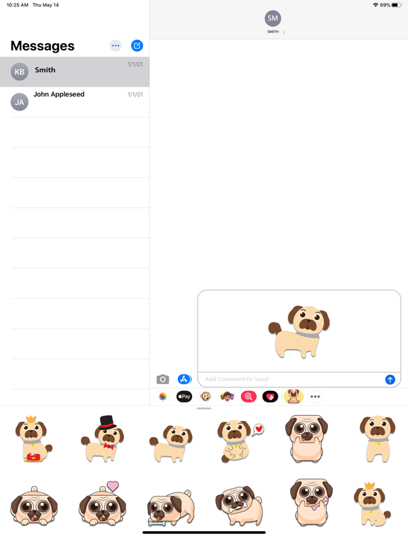 Screenshot #6 pour Pug Cute Sweetheart