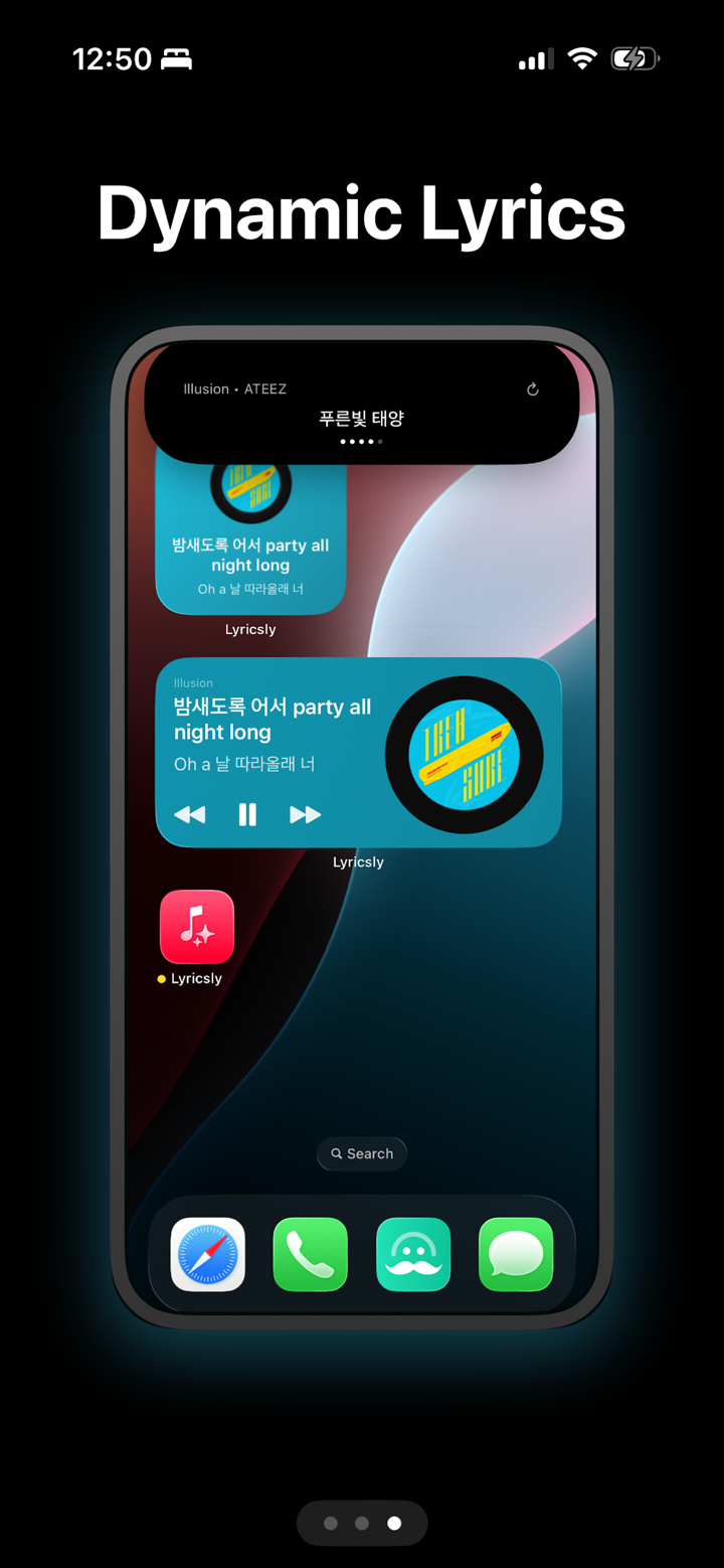 Dynamic Lyrics Widget screenshot 6