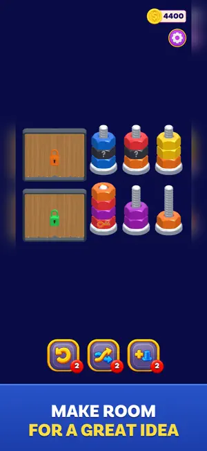 Nut Stack: Color Sort Puzzle screenshot 3