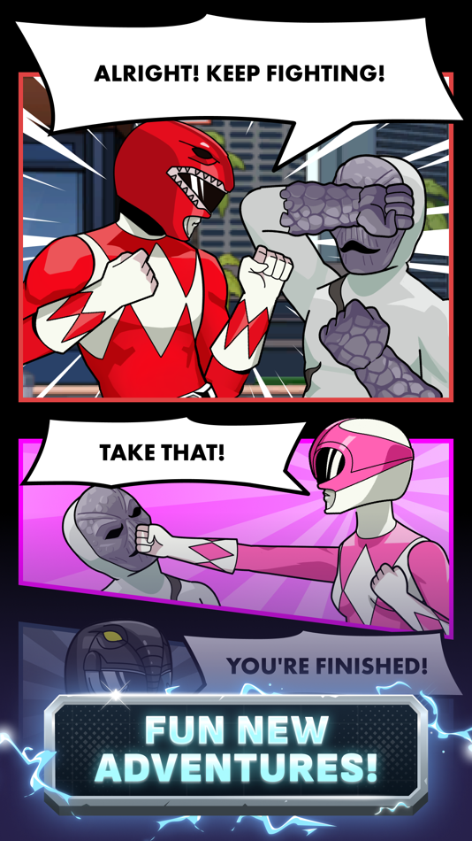 #4. Power Rangers Mighty Force (iOS) Podle: Eastside Games