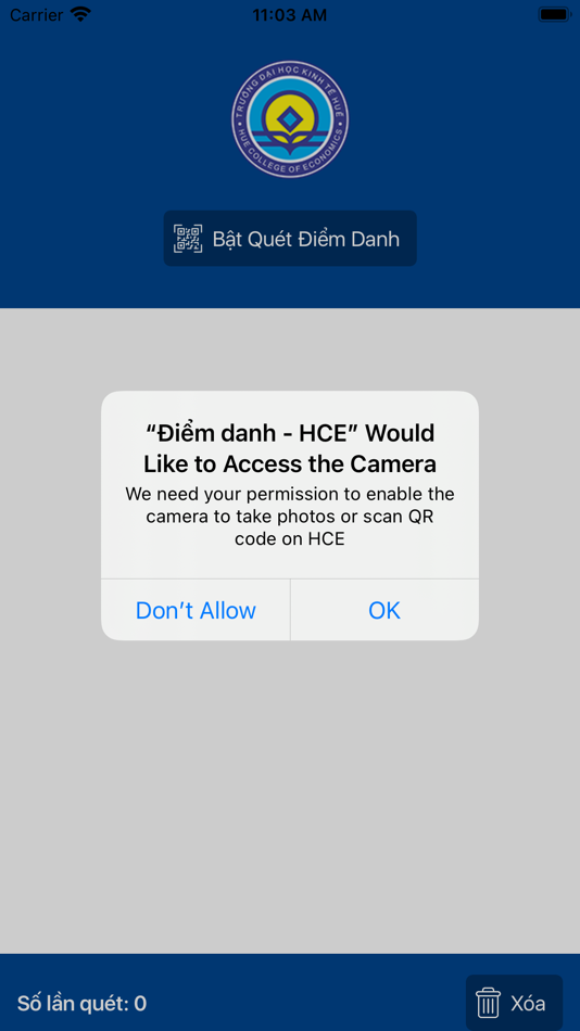 #3. Điểm Danh - UEHU (iOS) 由: Hue College of Economics