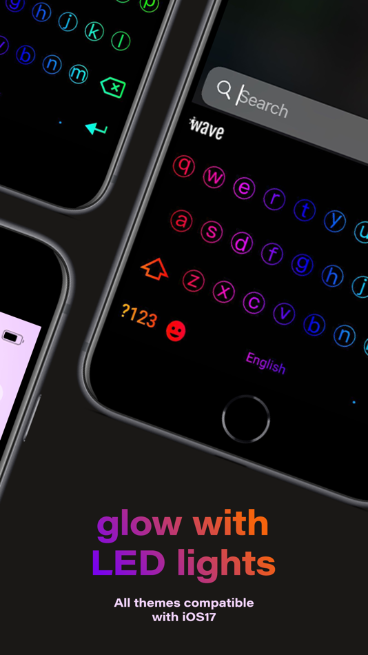 #2. Wave AI Keyboard - Fonts&Skins (iOS) Podle: Wave Design Studio