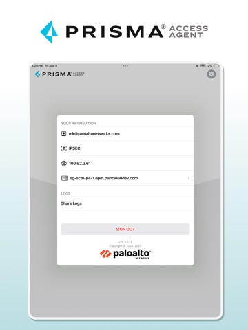 App screenshot