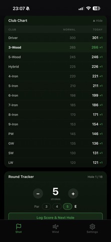 Yardage Lock screenshot