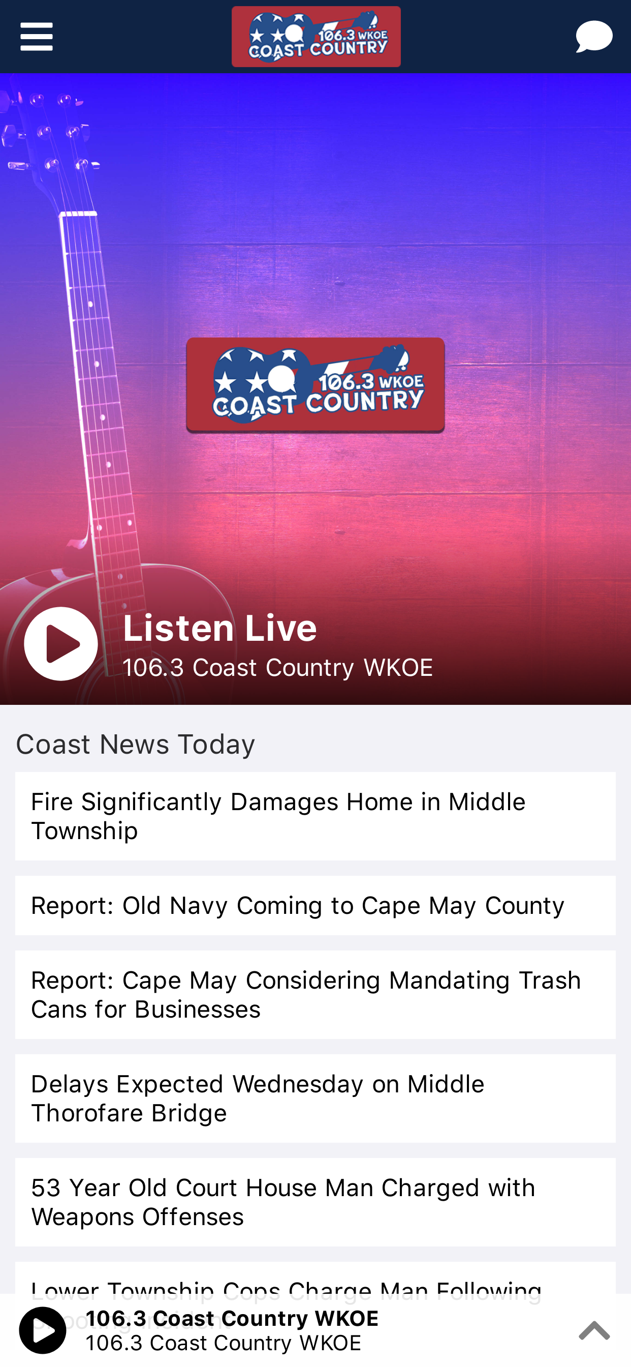 106.3 Coast Country WKOE