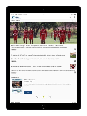 Diario de Pernambuco iPad screenshot 5
