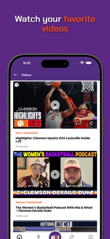 Clemson Tigers Screenshot 3 of 4