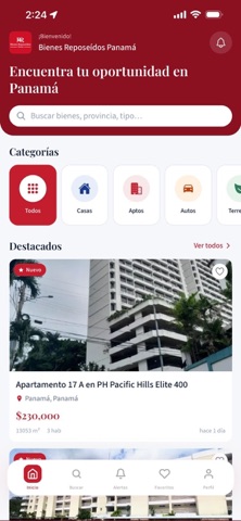 Bienes Reposeídos Panamá screenshot