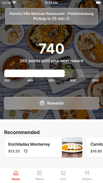 Pancho Villa Mexican To Go iPhone screenshot 1 - Food & Drink app