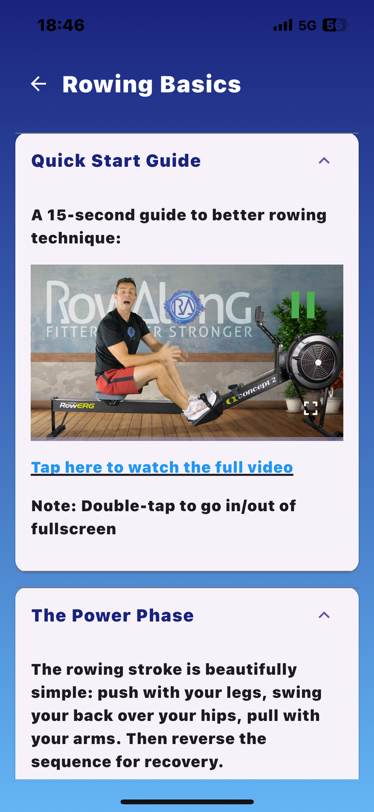 The RowAlong App screenshot 5