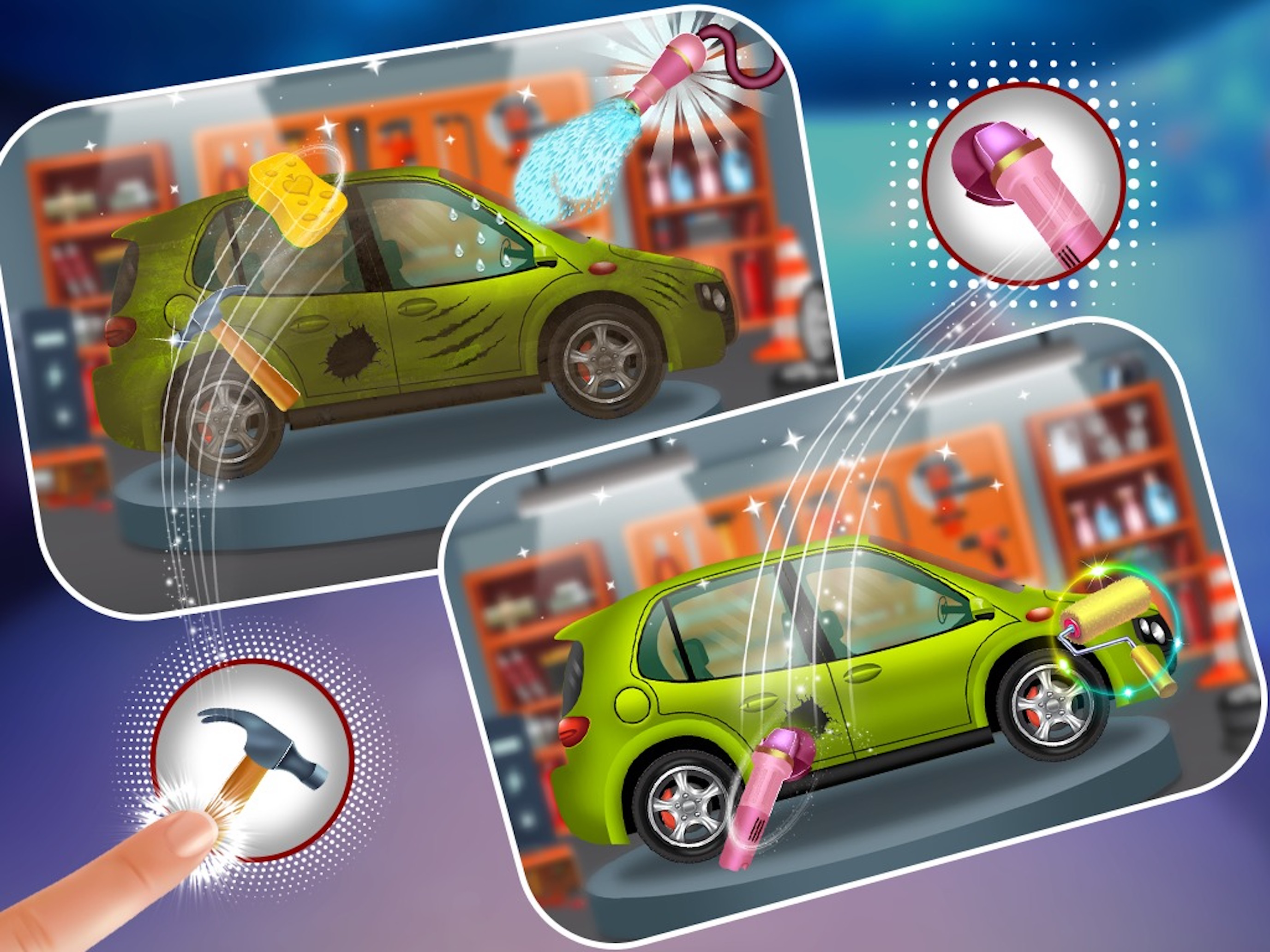 Messy Car Wash Cleaning Game screenshot 9