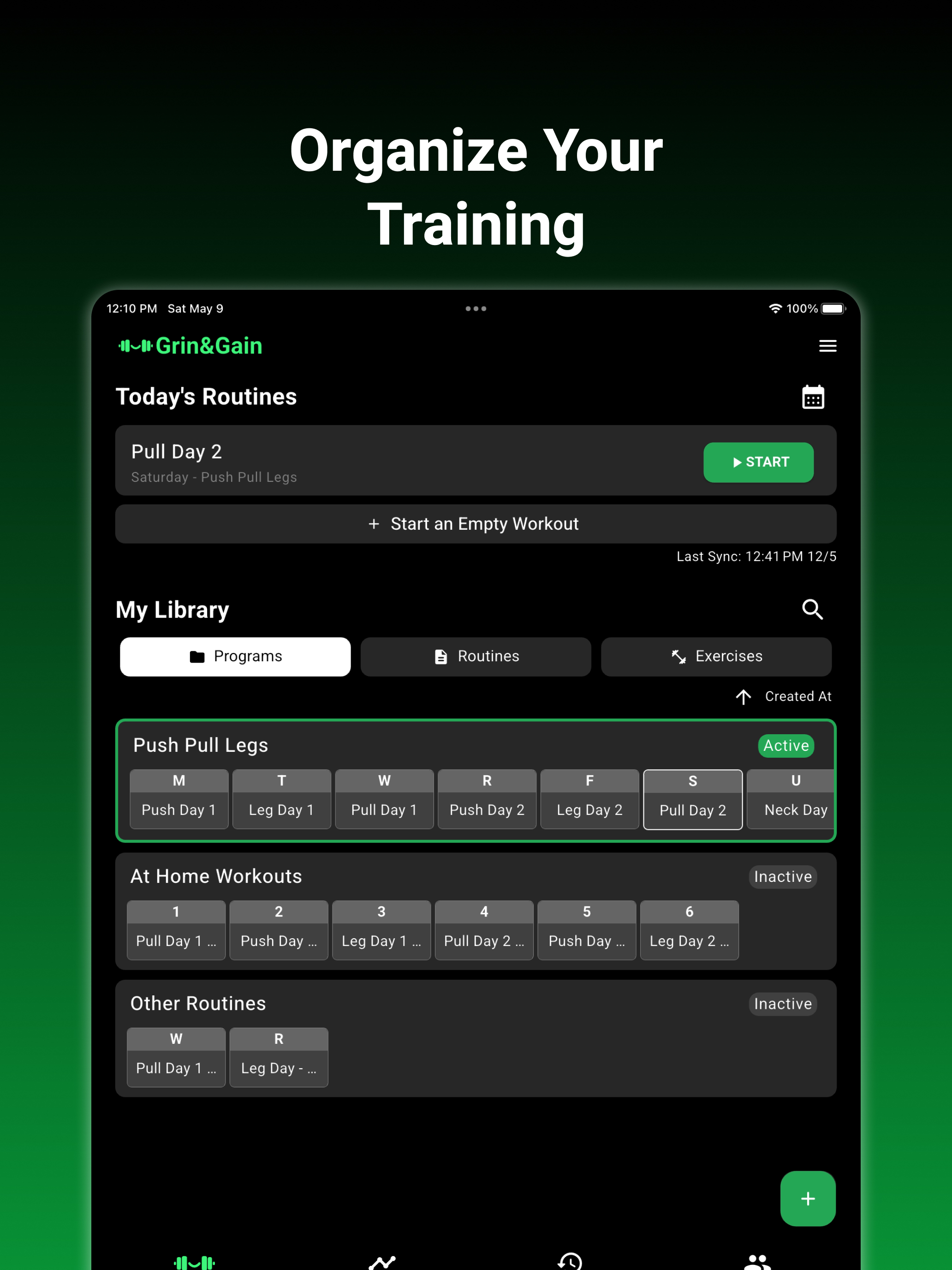Grin&Gain: Gym Workout Tracker screenshot 17