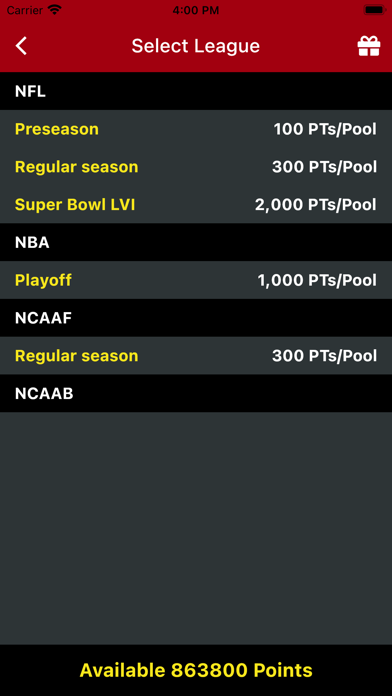 10x10 Sports Squares - Pool Screenshot