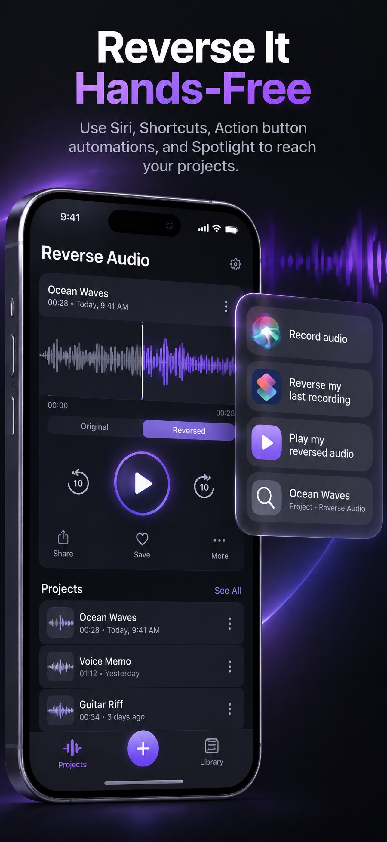 Screenshot 8 of Reverse Audio Voice Sounds