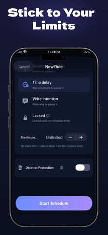 Calmgate: Screen Time Blocker Screenshot 5 of 7