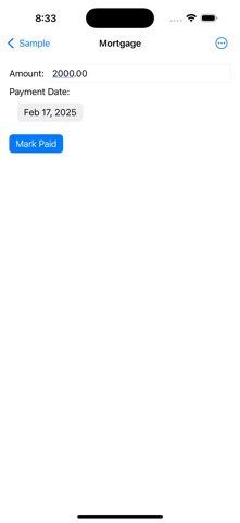 Simple Bill Manager Screenshot 3 of 3