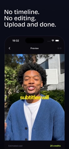 Captic: AI Captions Subtitles iPhone screenshot