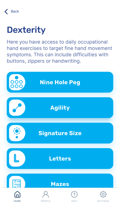 Beats Medical Parkinson’s App screenshot