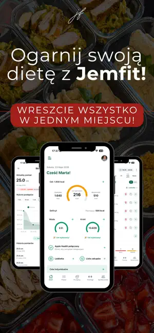 Jemfit licznik kalorii i dieta iPhone screenshot 1