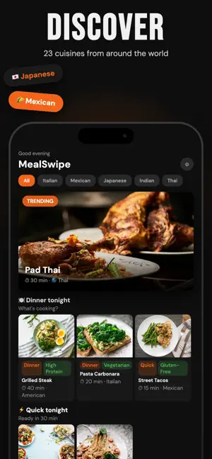 MealSwipe - Recipe Discovery screenshot 2