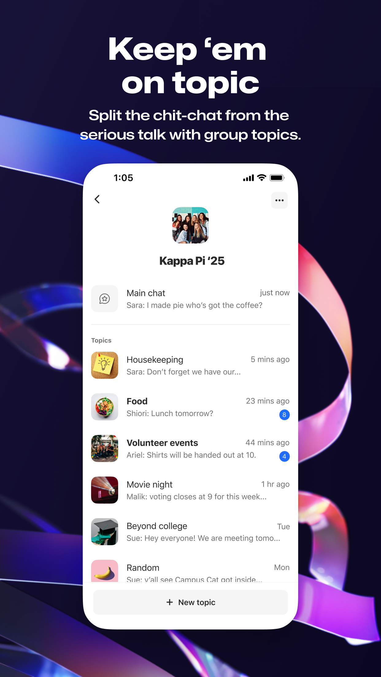GroupMe screenshot 4