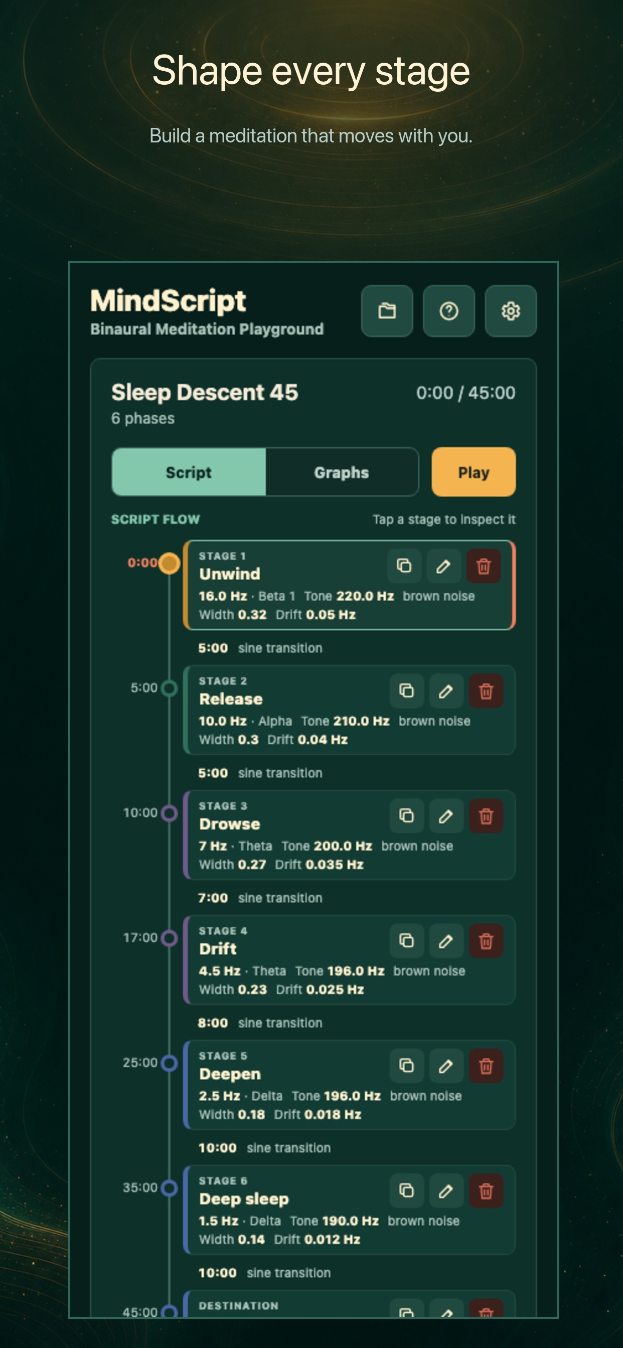 Screenshot 3 of MindScript Meditation