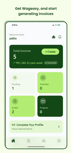 Captura de pantalla de Wageasy en iPhone 1