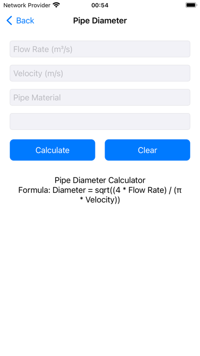 Screenshot #1 pour ReynoldsNumberHelper