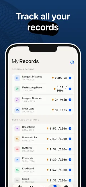 Swimetrics: Swim Tracker screenshot 4