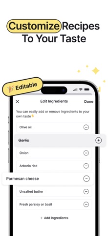 Cooking Assistant AI - Zesto iPhone screenshot