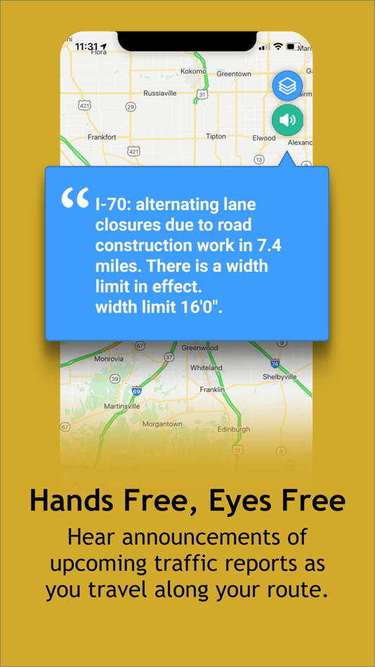 #3. INDOT Trafficwise (iOS) By: Castle Rock Associates, Inc.
