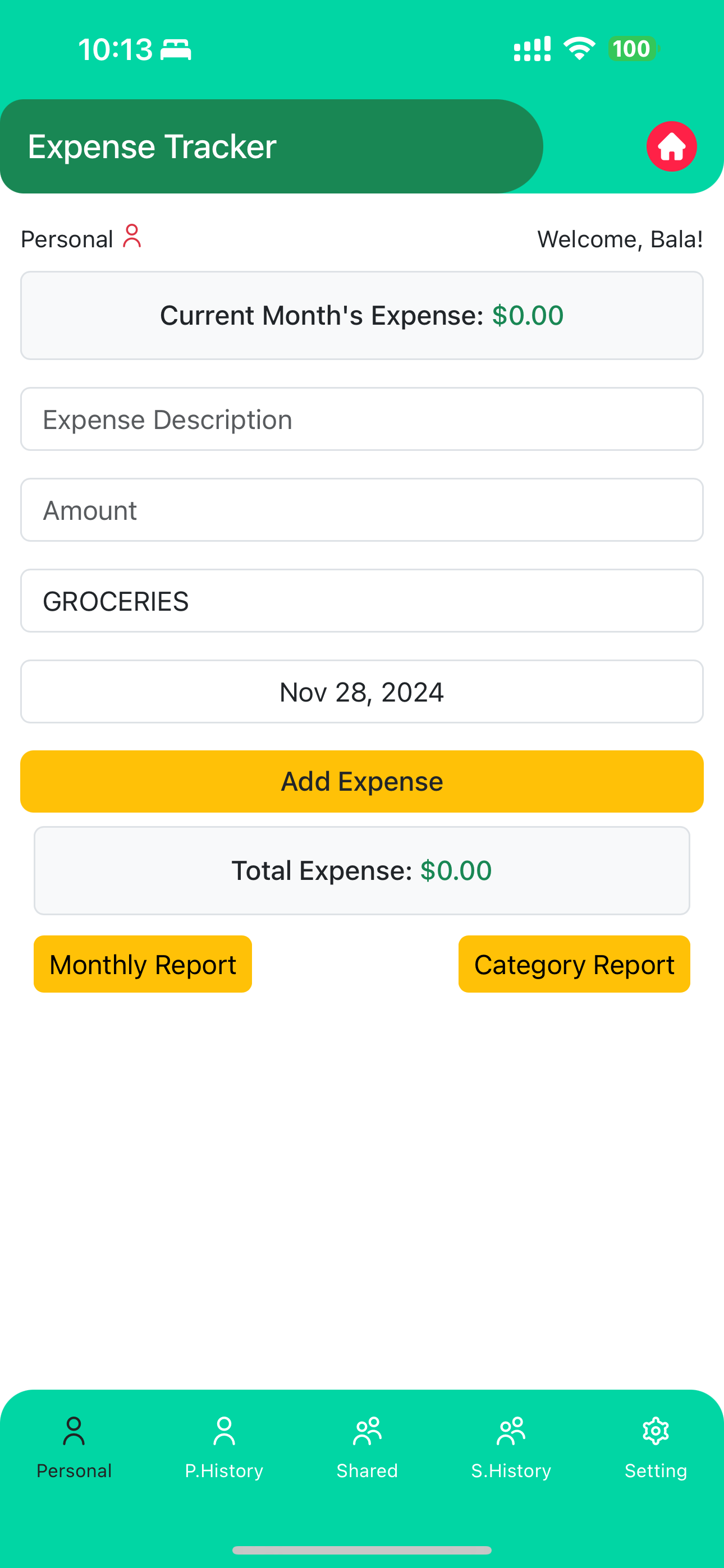 Pocket Apps - Expense Tracker screenshot 4