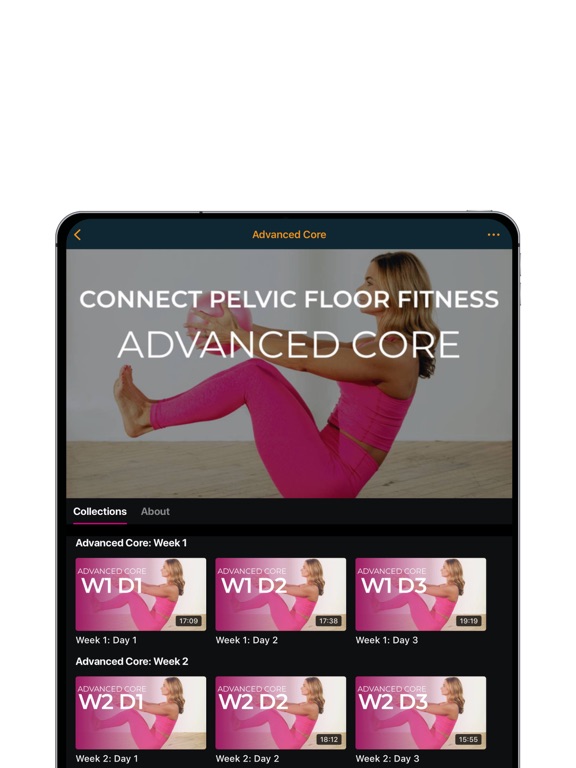 Connect Pelvic Floor Fitness iPad screenshot 2 - Health & Fitness app
