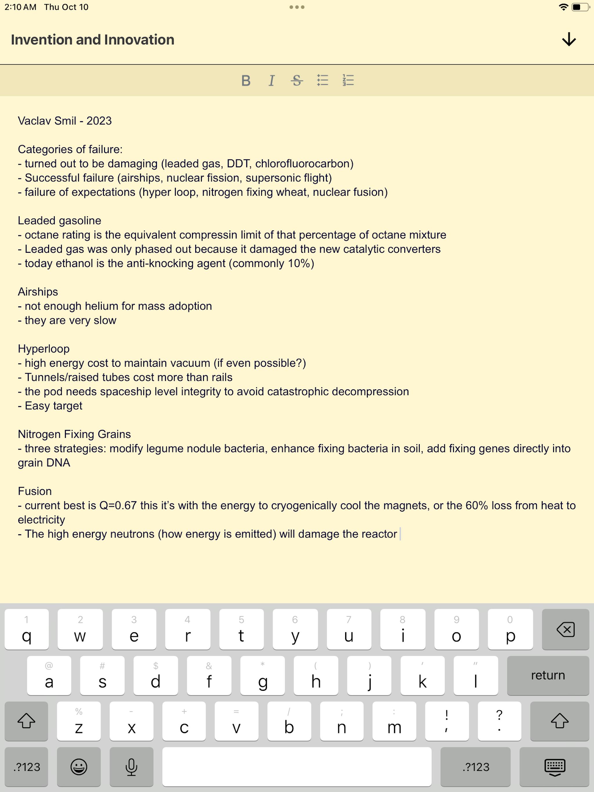 Typesetter: Book Notes