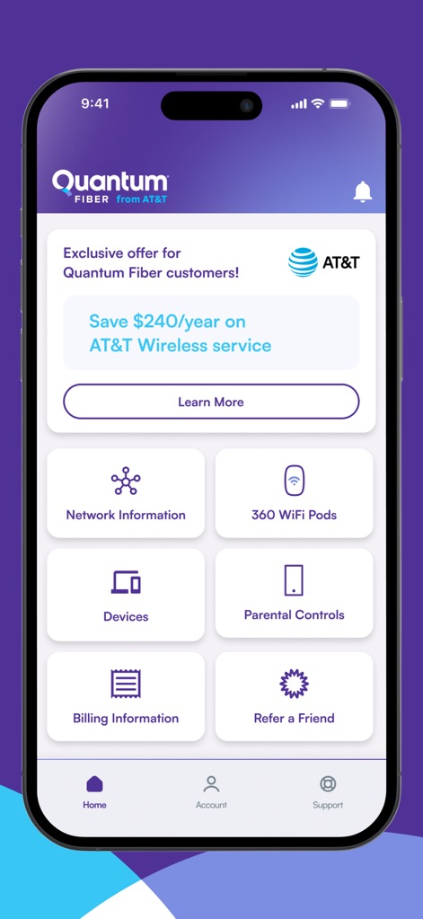 Quantum Fiber from AT&T - Productivity App | MWM