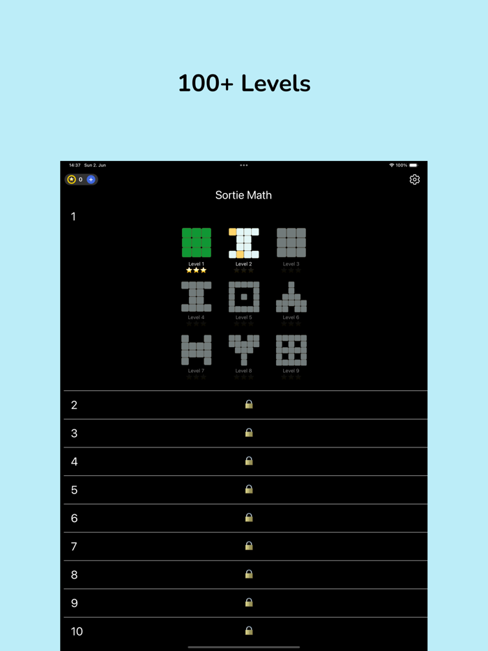 Number Sort Puzzles - Sortie