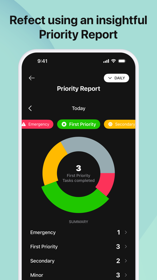 #6. Firstly: To-Do List & Planner (iOS) 由: focusCove LLC
