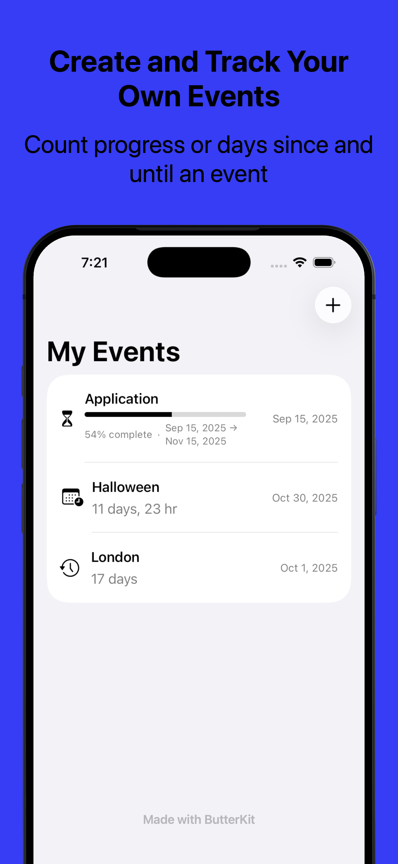 Trump Progressbar: TimeTracker