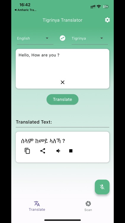 Tigrinya Translator - English
