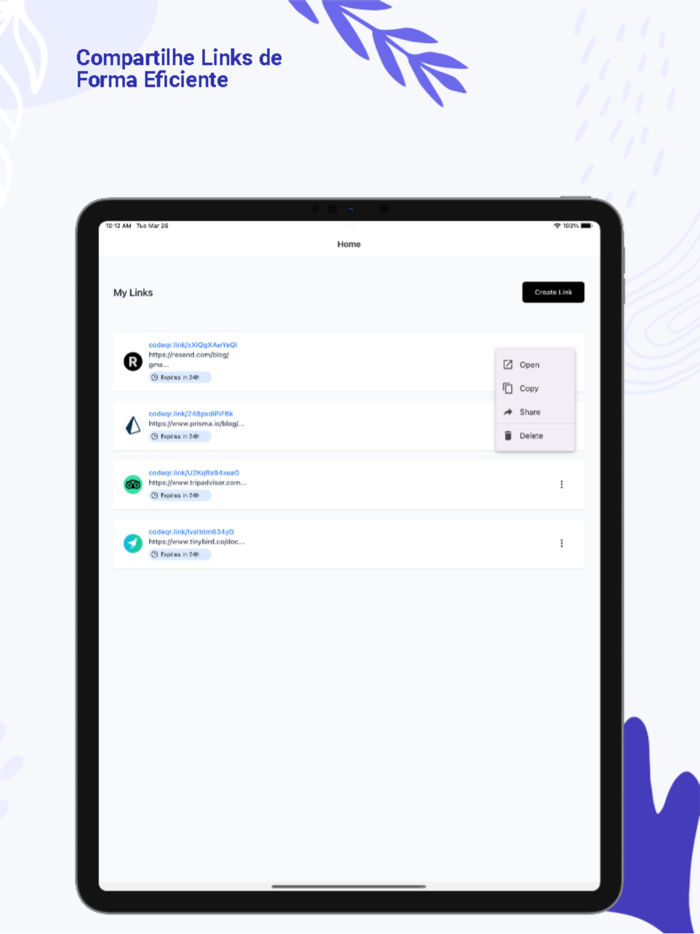 CodeQR - URL Shortener