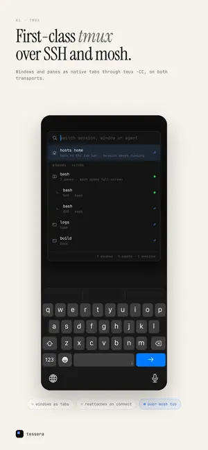 Tessera - SSH Terminal screenshot 1