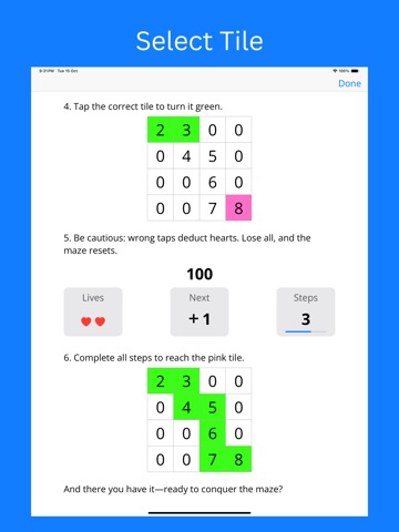 MazeGrid - Number Maze Games iPad screenshot