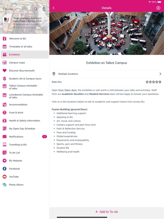 Bournemouth Uni Official App app screenshot