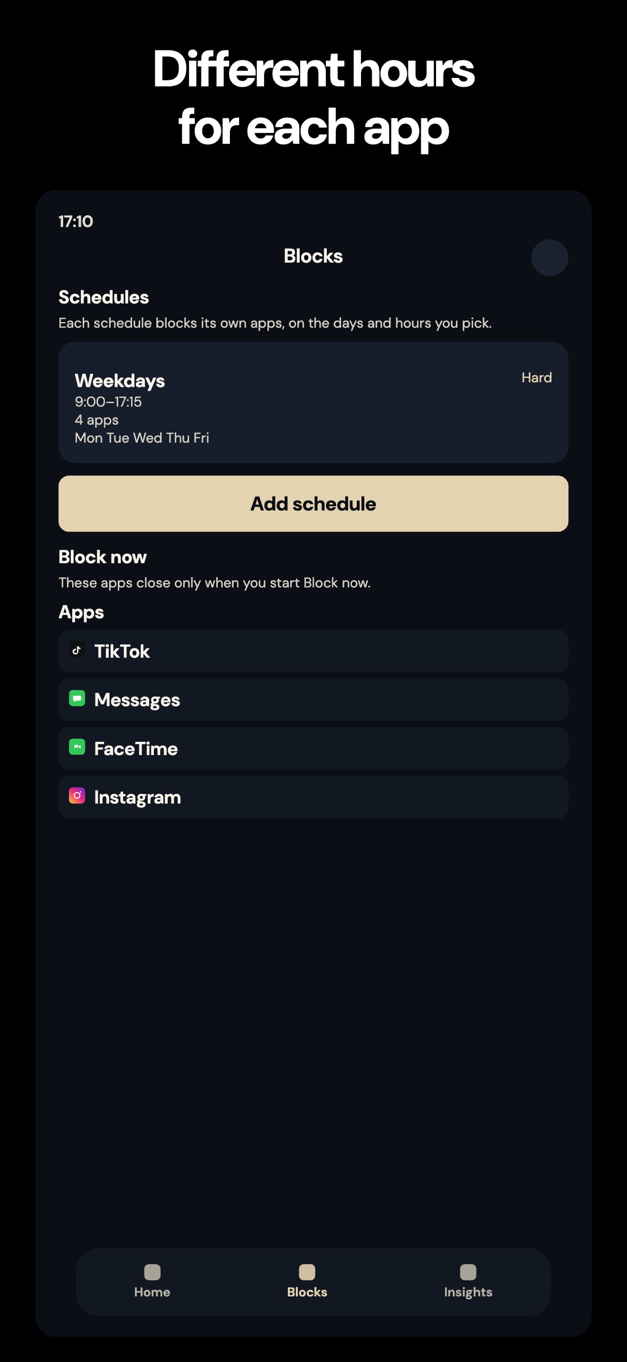 Screenshot 2 of App Blocker — Hold