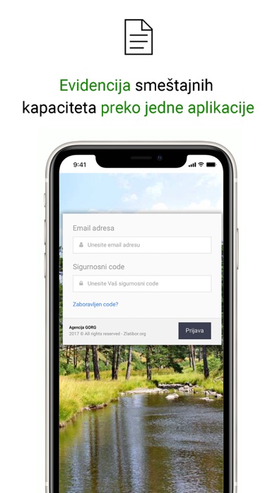 GORG  Aplikacija za izdavaoce Screenshot