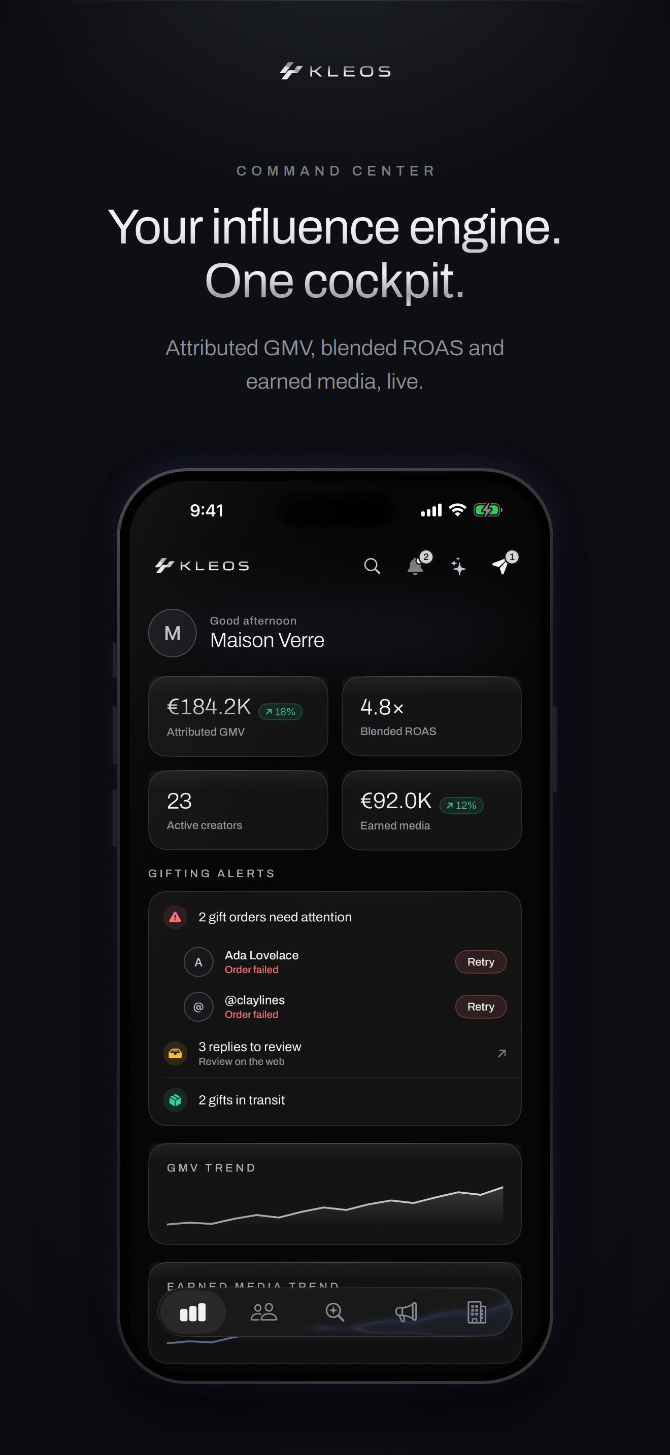 Kleos Influence screenshot 5